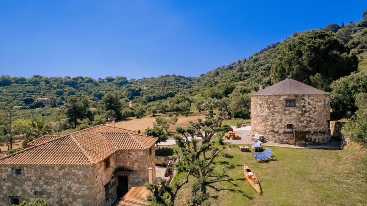 Gerakomylos Stone House Vasilikos  Bagian luar foto